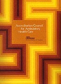 Joint Commission on Accreditation folder and book cover design