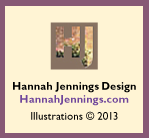Illustrations copyright 2013 Hannah Jennings Design: HannahJennings.com