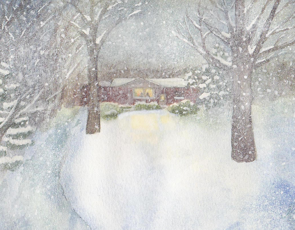 Two boys in Minnetonka snow