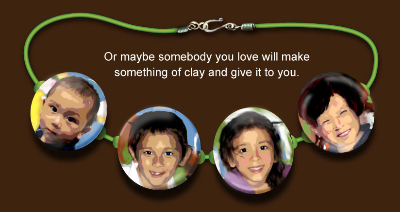 Matt's kids, the clay artists and the little guys