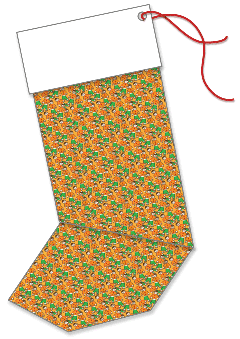 origami stocking