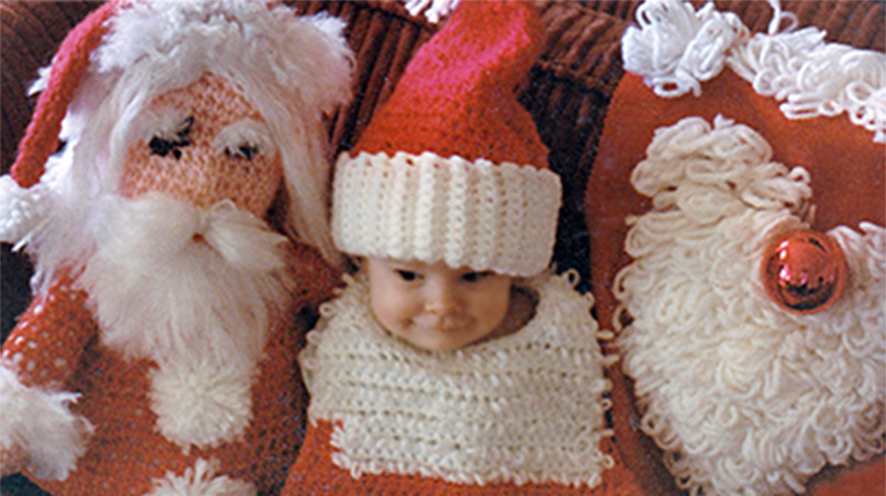 Three sweet Santas