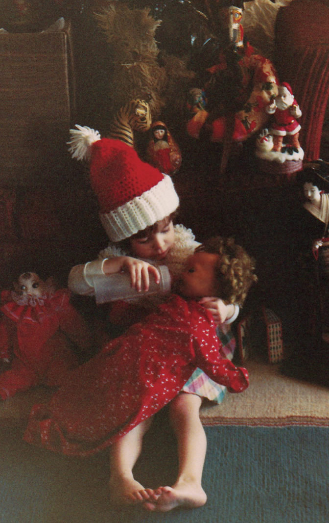 Jane with toys