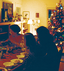 Dinner by the tree