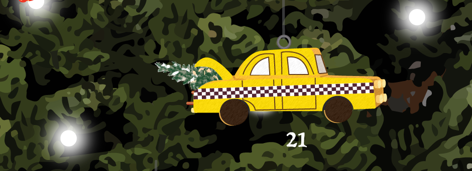 21 Taxi with Christmas Tree