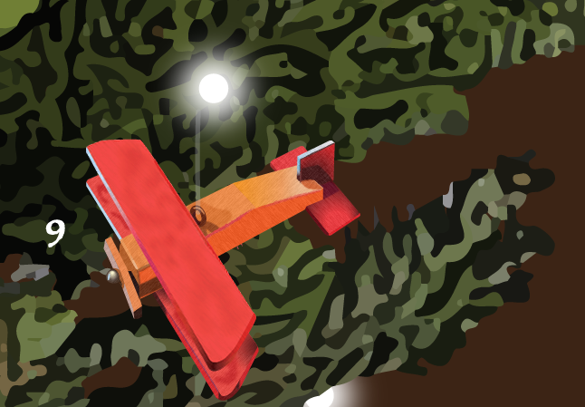 9 Wooden Airplane