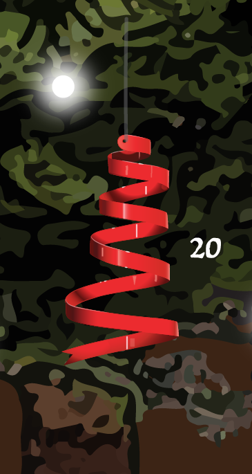 20 Spiral Christmas Tree