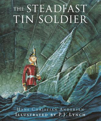 Example of many book illustrations of the Steadfast Tin Soldier