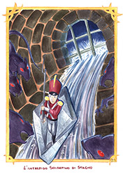 Example of many book illustrations of the Steadfast Tin Soldier