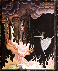 Example of many book illustrations of the Steadfast Tin Soldier
