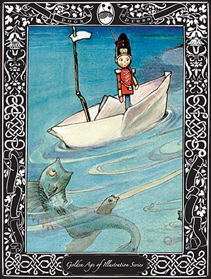 Example of many book illustrations of the Steadfast Tin Soldier