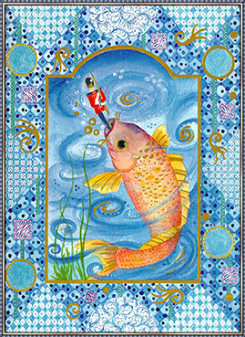 Example of many book illustrations of the Steadfast Tin Soldier
