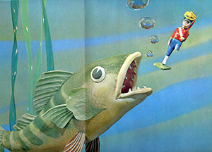 Example of many book illustrations of the Steadfast Tin Soldier