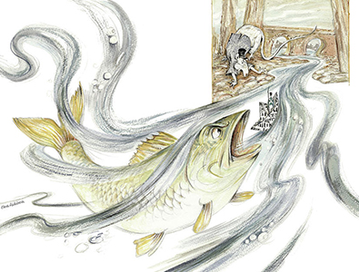Example of many book illustrations of the Steadfast Tin Soldier