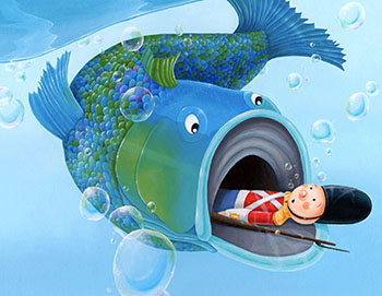 Example of many book illustrations of the Steadfast Tin Soldier