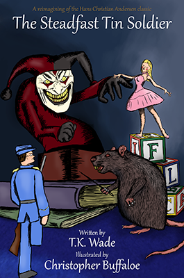 Example of many book illustrations of the Steadfast Tin Soldier