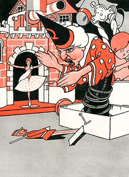 Example of many book illustrations of the Steadfast Tin Soldier