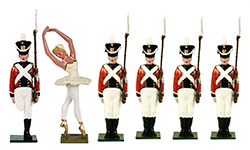Example of many book illustrations of the Steadfast Tin Soldier