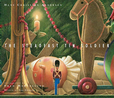 Example of many book illustrations of the Steadfast Tin Soldier