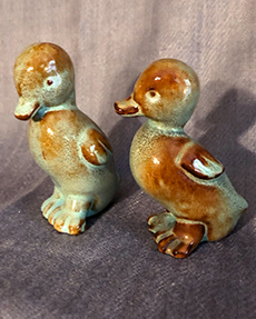 Sad and happy ducks by Ellen Jennings