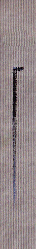 Illustration of felting needle