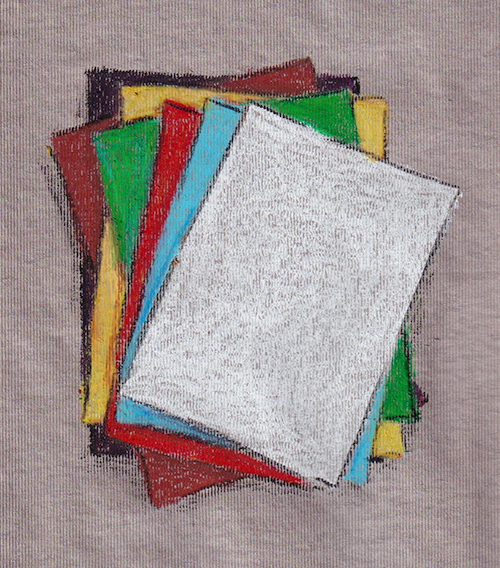 Illustration of felt sheets