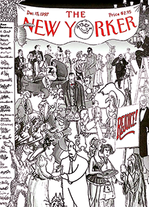 Historic The New Yorker magazine cover