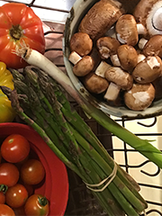 farmer's market vegetables