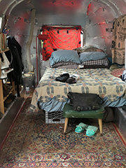 interior of airstream in Brooklyn