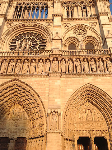 Notre Dame facade