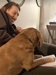 Bird stopping Ben from working