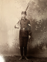my maternal grandfather as a young man in uniform