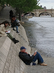 Parisians by the Seine