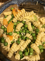 pasta and vegetables