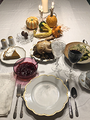 fancy Thanksgiving dinner