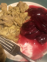 stuffed green peppers and cranberries