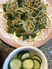 pasta and vegetables