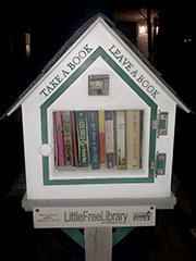 free library at night
