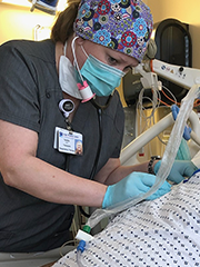 doctor examining patient in hospital