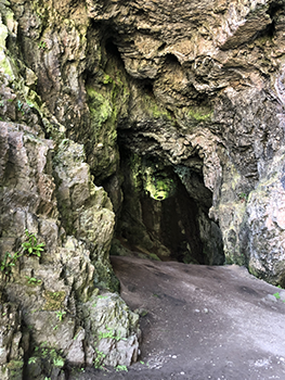 Dramatic cave photo