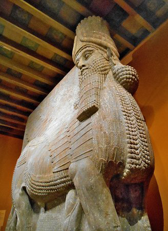 giant horse man from the Oriental Institute