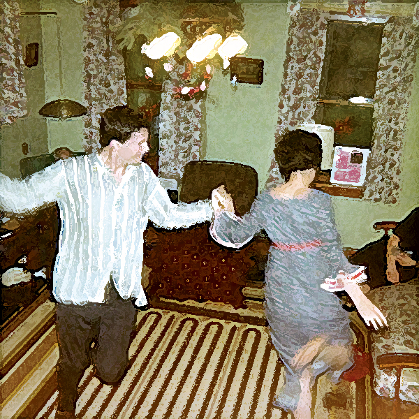 Abstracted photo of the dance