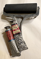 printmaking ink and roller