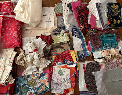 Fabric and edging 