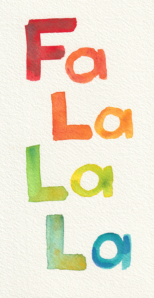 fa la la la
