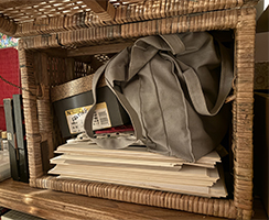 Supplies in storage