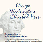 George Washington Climbed Here